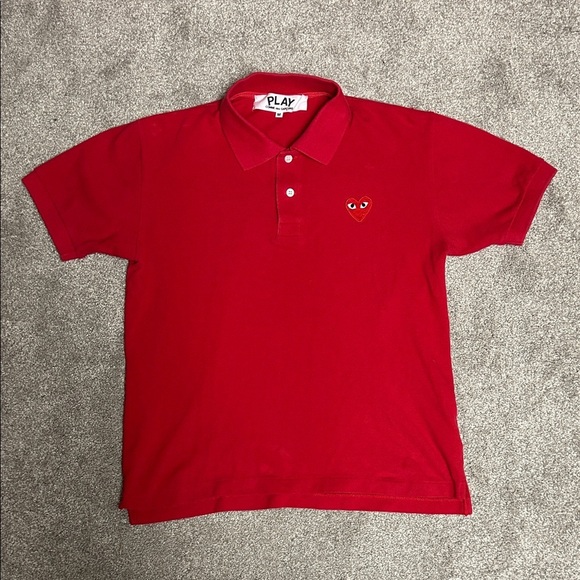 Comme des Garcons Other - Vintage Comme De Garcos Classic Red Polo